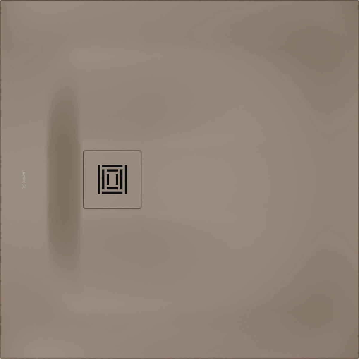 DURAVIT Sustano Duschwanne 800x800x30 Mineralguss Greige Matt – Quadratisch, Bodenbündig, Rutschhemmend