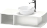 DURAVIT D-Neo Waschtischunterbau wandhängend 800 mm betongrau matt, Becken rechts, 1 offenes Fach