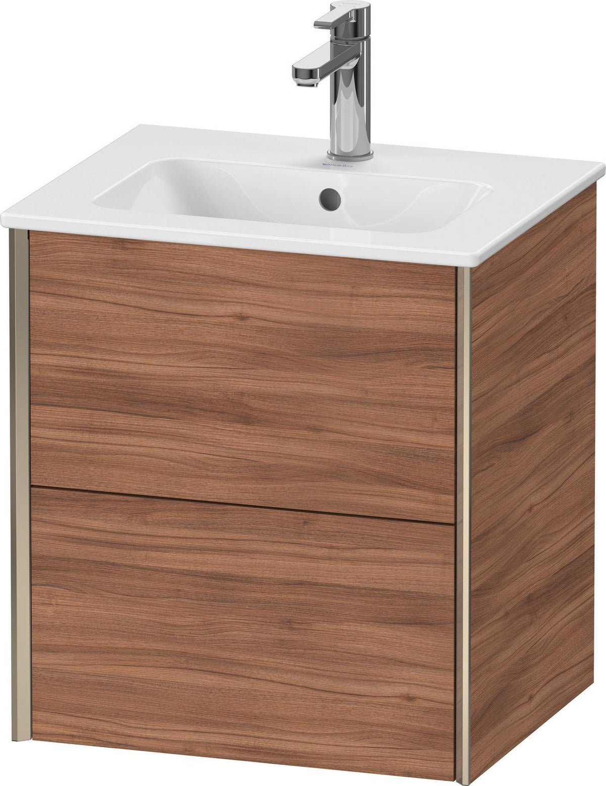 DURAVIT XViu Waschtischunterbau wandhängend 510 mm mit 2 Schubkästen und Tip-on Technik
