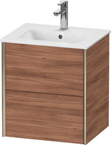 DURAVIT XViu Waschtischunterbau wandhängend 510 mm mit 2 Schubkästen und Tip-on Technik