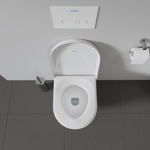 DURAVIT WC-Sitz Universal Duroplast weiß ohne Absenkautomatik mit Edelstahl-Scharnieren
