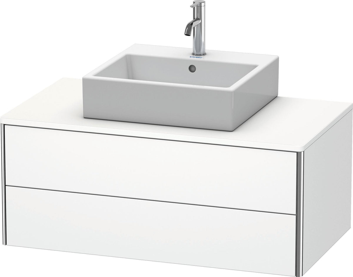 DURAVIT XSquare Konsolenwaschtischunterbau 1000 mm weiß seidenmatt mit Tip-on und Soft-Close