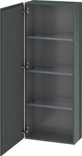 Duravit L-Cube Halbhochschrank 500 mm, 1 Tür links, amerikanisch Nussbaum, wandhängend