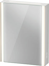 DURAVIT XViu Spiegelschrank 620x800x156 mm, rechts, LED, champagner matt – mit Front- und Innenspiegel