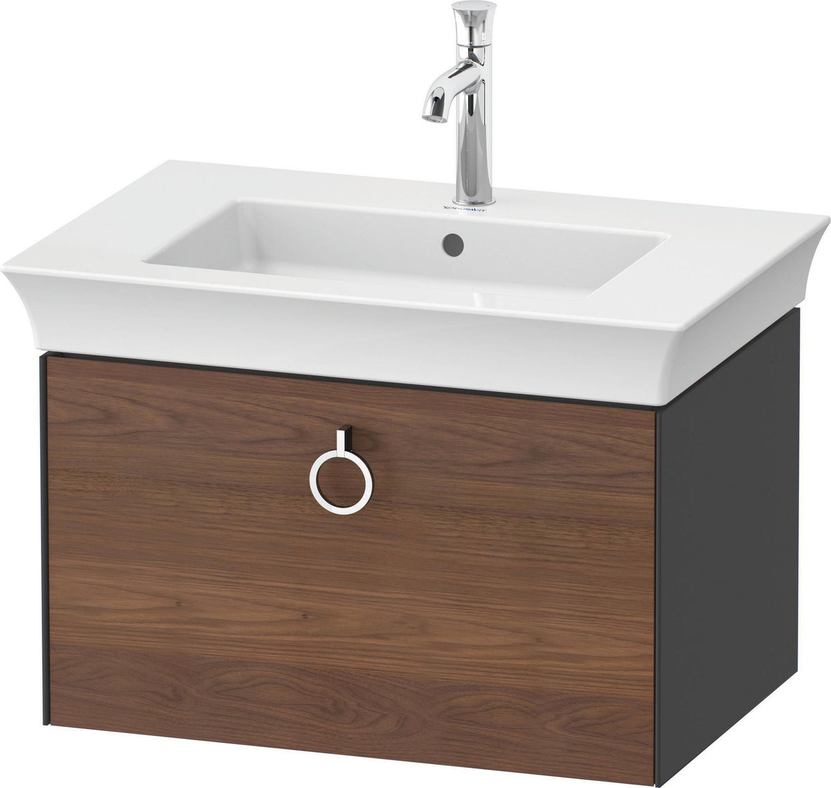 DURAVIT White Tulip Waschtischunterbau 684 mm, 1 Auszug, wandhängend, weiß seidenmatt