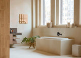 DURAVIT No.1 Wanneneinlauf 198mm, Rosette rund, Schwarz Matt – Wandmontage, Messing