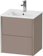 Spanplatte / sonstige / WTU XViu wandhängend, 560x510x420mm 2 Schubk.,Champ.Matt/Basalt Matt