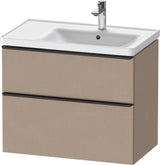 Duravit D-Neo Waschtischunterbau 784 mm Eiche Schwarz Bronze, wandhängend, 1 Auszug