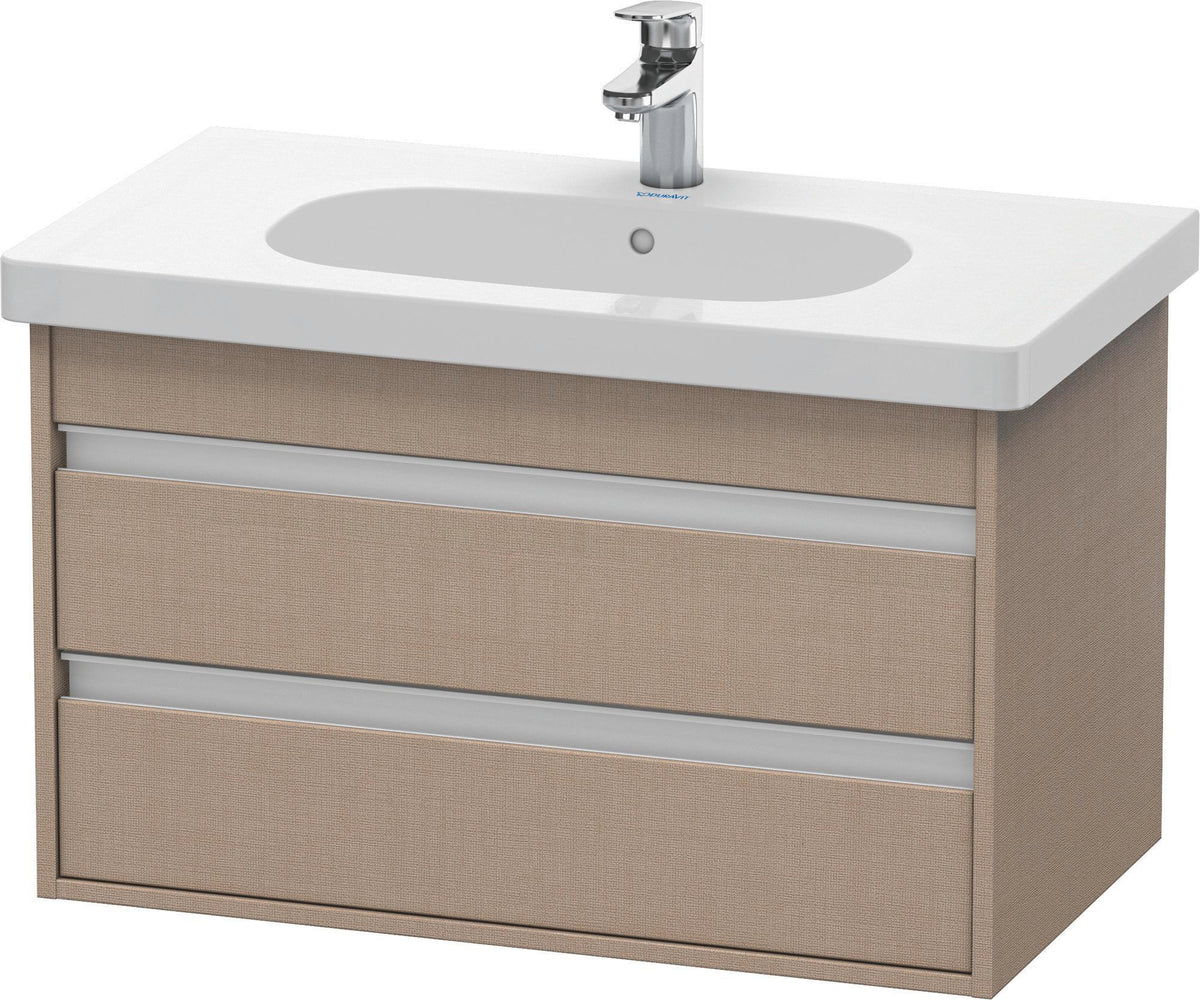 DURAVIT Waschtischunterbau Ketho wandhängend 800 mm, 2 Schubkästen, weiß matt, für D-Code 034285