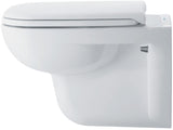 DURAVIT D-Code WC-Sitz Compact mit SoftClose Absenkautomatik, Kunststoff weiß