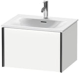 Duravit XViu Waschtischunterbau 610 mm weiß matt mit Tip-On-Technik und einem Auszug