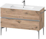 DURAVIT Sivida Waschtischunterbau 1210 mm Nussbaum mit 2 Schubkästen und Soft-Close