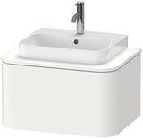 Duravit Waschtischunterbau Happy D.2 Plus 650 mm taupe supermatt mit Tip-On-Technik