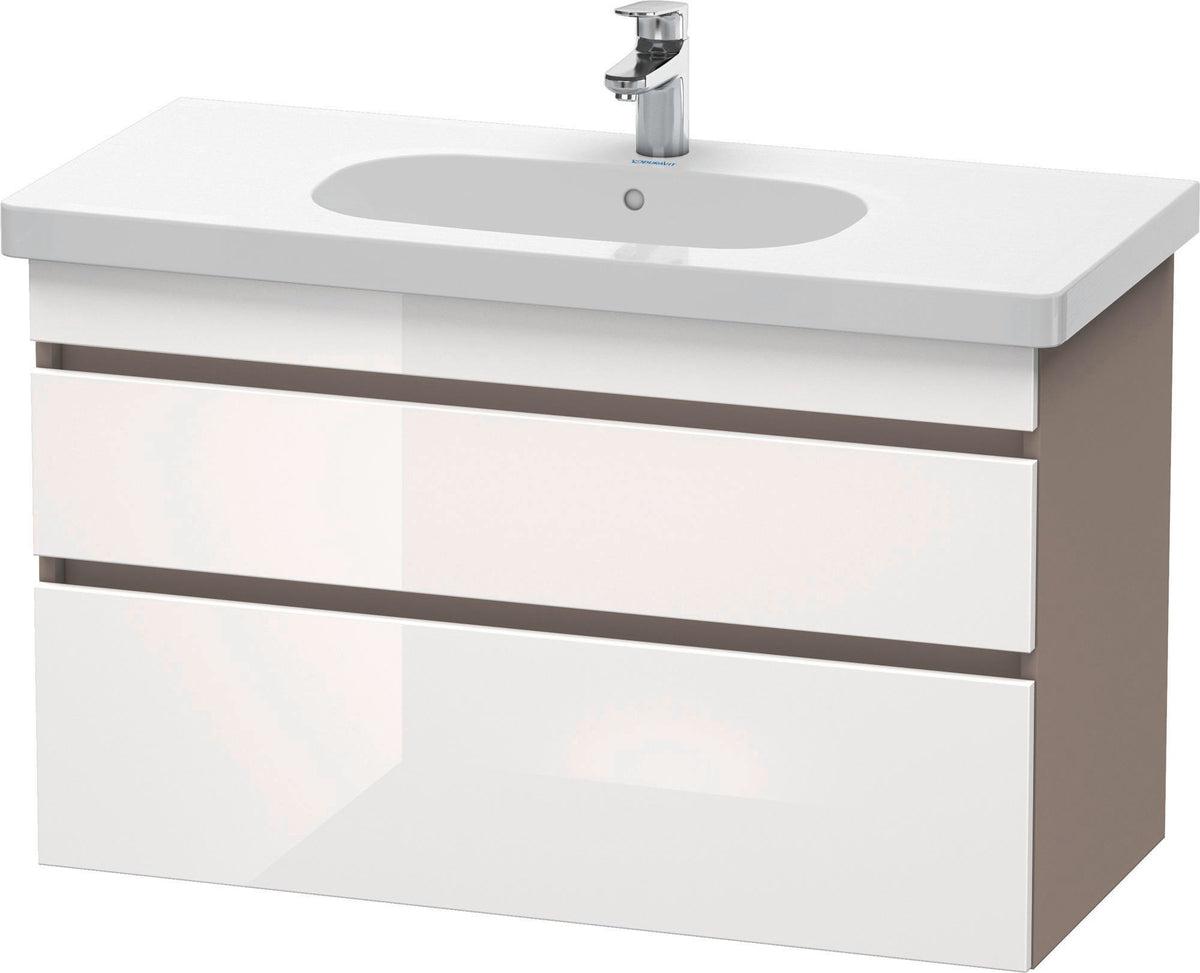 DURAVIT DuraStyle Waschtischunterbau 1000 mm wandhängend, 2 Schubkästen, weiß matt