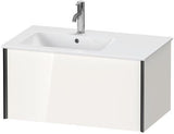 Duravit Waschtischunterbau XVIU 810 mm weiß matt mit Tip-On-Technik und Auszug