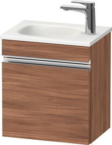 DURAVIT Sivida Waschtischunterbau 400x440x295mm, 1 Tür rechts, Chrom/Graphit Matt