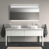 DURAVIT Luv Waschtischunterbau bodenstehend 1733 mm, 2 Auszüge, Weiß Seidenmatt, Tip-On