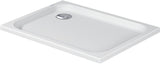 DURAVIT D-Code Duschwanne 1000x700 mm Weiß Sanitäracryl rechteckig
