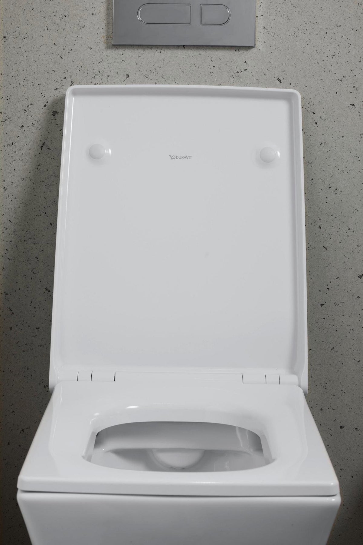 DURAVIT WC-Sitz Design Classics Viu Weiß mit Edelstahl-Scharnieren, ohne Absenkautomatik