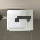 DURAVIT Sivida Aufsatzbecken Set mit Konsole 410x330mm Weiß ohne Hahnloch