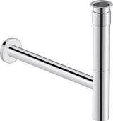 Duravit DU Design Siphon Schwarz Matt – Flaschensiphon Universal mit Rosette