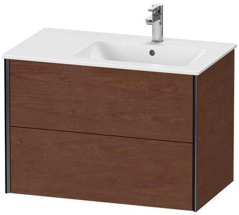 DURAVIT XViu Waschtischunterbau 810 mm mit 2 Schubkästen, Strukturmatte