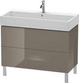 Duravit L-Cube Waschtischunterbau 984 mm Amerikanisch Nussbaum mit Tip-On-Technik