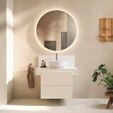 Duravit Balcoon Konsole 800x370x550 mm mit mittigem Ausschnitt, Elfenbein Matt