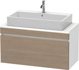 Duravit DuraStyle Konsolenunterschrank 1000 mm Eiche Terra/Weiß Matt mit 1 Auszug