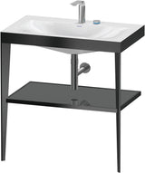 DURAVIT XViu c-bonded Waschtisch-Set mit Metallkonsole, 800 mm, apricot pearl hochglanz