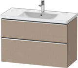 DURAVIT D-Neo Waschtischunterbau 984 mm betongrau matt mit Soft-Close und Bronze-Griff