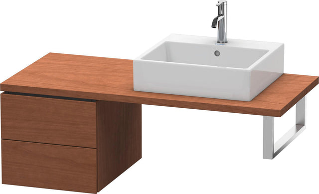 Duravit L-Cube Unterschrank für Konsole 400x420x548 mm, 2 Schubkästen, Amerik. Nussbaum