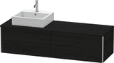 Duravit XSquare Waschtischunterbau 1600 mm, betongrau matt, 4 Schubkästen, wandhängend, Becken links
