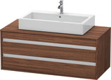 DURAVIT Ketho Waschtischunterbau wandhängend 1200 mm, 2 Schubkästen, weiß matt – für Aufsatzwaschtisch