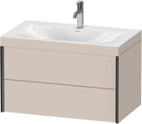DURAVIT XViu c-bonded Waschtischset wandhängend 800x480x503mm mit 2 Schubkästen, Push-Open und Soft-Close