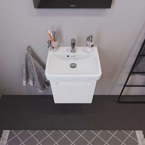 Duravit No.1 Waschtischunterbau wandhängend 440 mm, 1 Tür links, weiß matt
