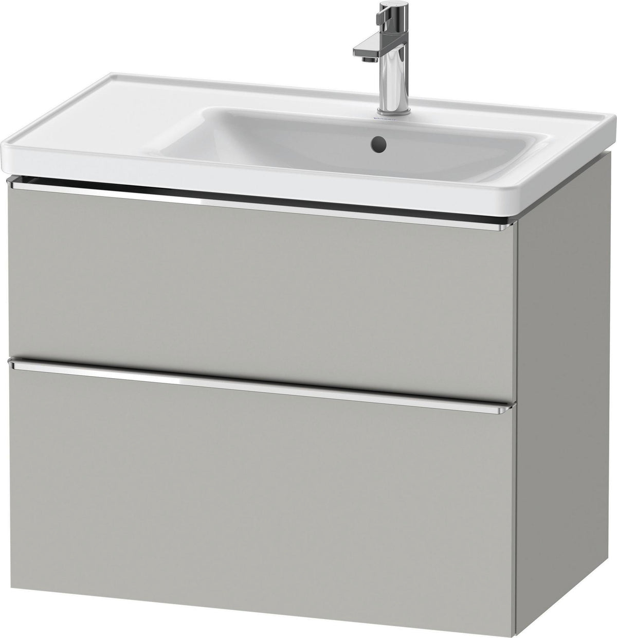 Duravit D-Neo Waschtischunterbau 784 mm Eiche Schwarz Bronze, wandhängend, 1 Auszug