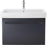 Duravit No.1 Möbelwaschtisch 550 mm weiß mit Überlauf und Hahnlochbank