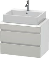 Duravit DuraStyle Konsolenunterschrank 700 mm betongrau matt mit 2 Schubkästen
