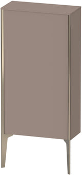 DURAVIT XViu Halbhochschrank 890x500x240mm rechts champagner matt/leinen
