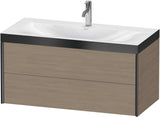 DURAVIT XViu c-bonded Waschtischunterbauset 1000 mm Eiche mit 2 Schubkästen
