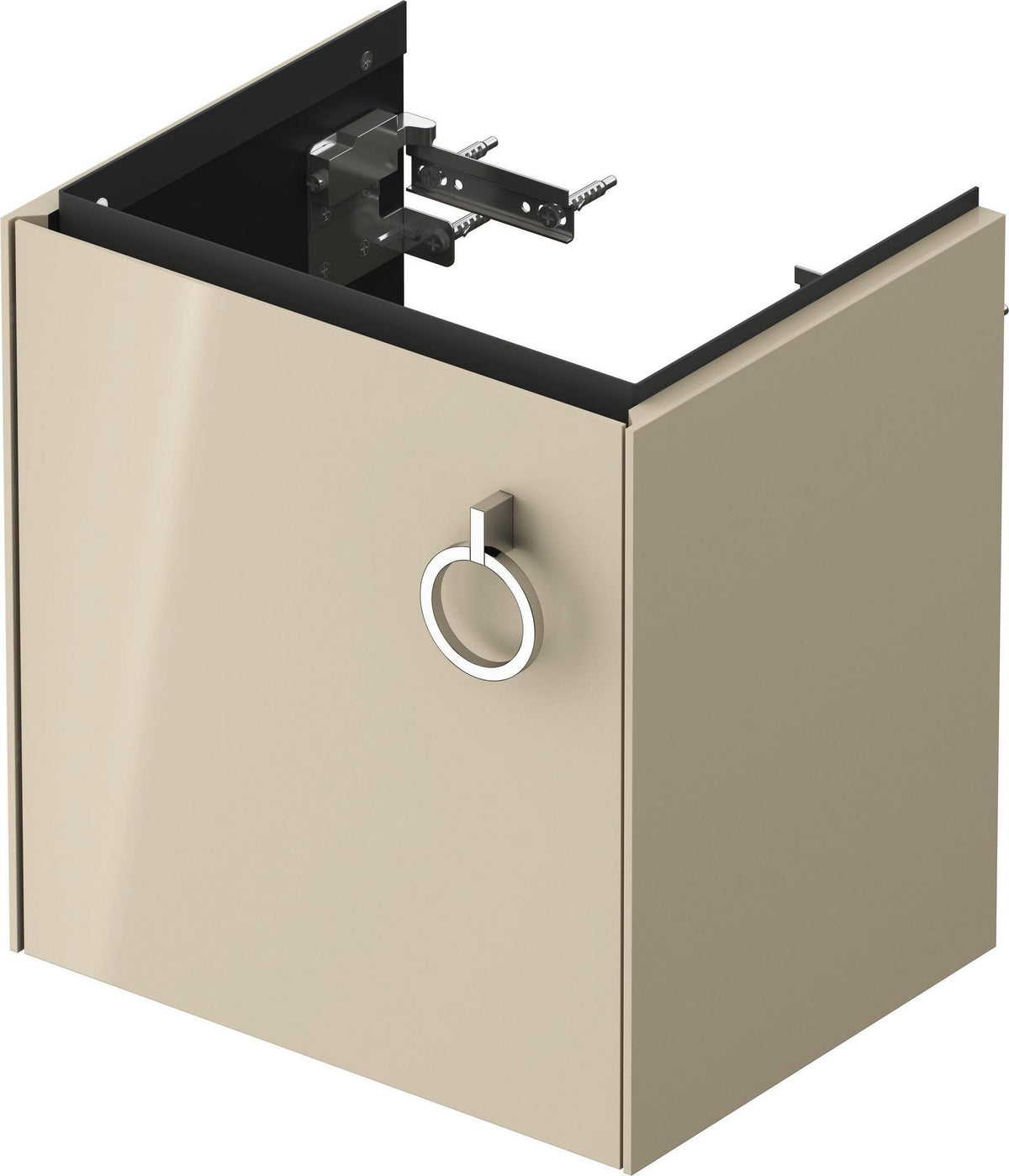 DURAVIT White Tulip Waschtischunterbau wandhängend 384 mm Nussbaum Taupe von Philippe Starck
