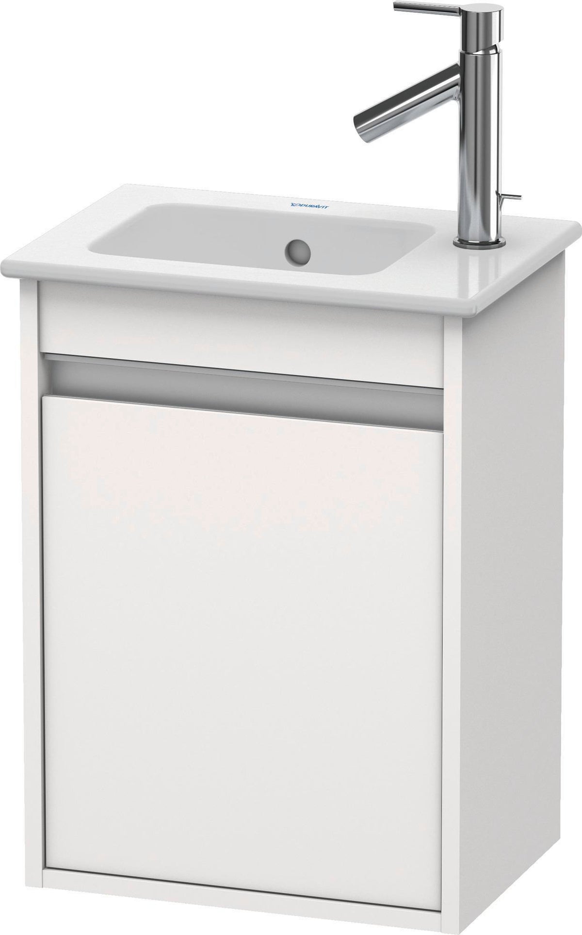 Duravit Ketho Waschtischunterbau 400 mm betongrau matt, 1 Tür links, für ME by Starck