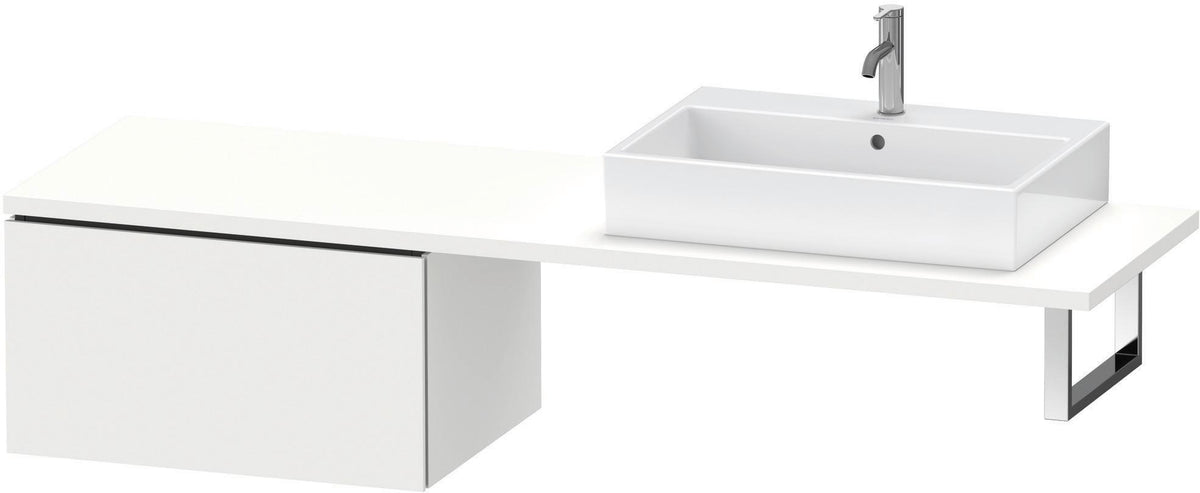 DURAVIT L-Cube Unterschrank 720 mm weiß matt – 1 Auszug, wandhängend, Tip-on