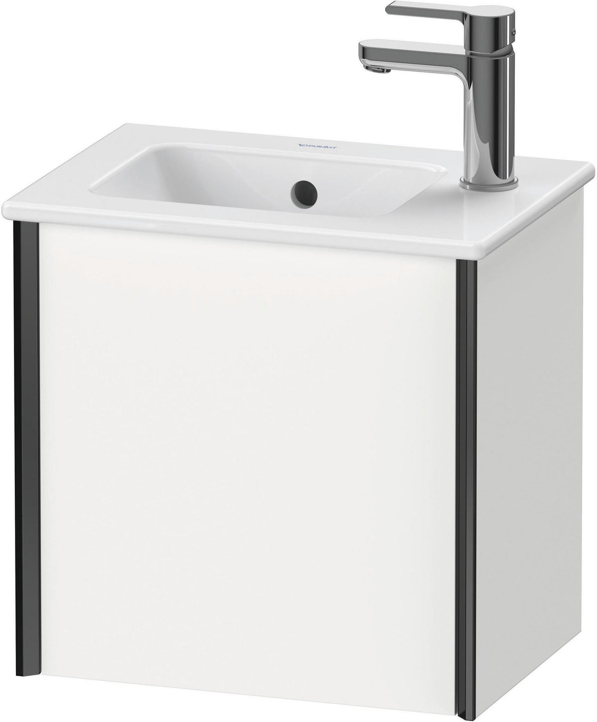 DURAVIT XViu Waschtischunterbau wandhängend 410 mm weiß mit Tip-on Technik