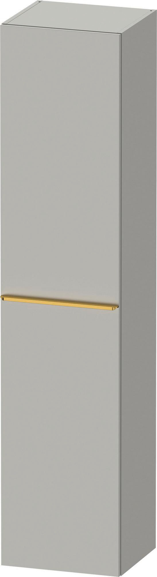DURAVIT D-Neo Hochschrank 400x360x1760 mm, 1 Tür links, Eiche Schwarz – Matt, Soft-Close