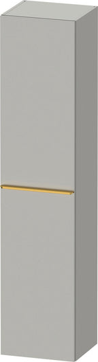 grau / matt / HS,Tür:1,TA:LI,Gr:Gold Poliert 400x360x1760mm,