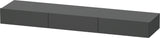 Duravit DuraStyle Schubkastenablage 1800 mm, 3 Schubkästen, graphit matt – Wandmontage