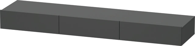 Duravit DuraStyle Schubkastenablage 1800 mm, 3 Schubkästen, graphit matt – Wandmontage