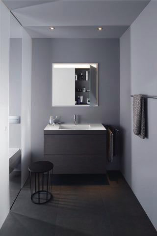 DURAVIT Einbauset Licht & Spiegel – Montagerahmen für Badmöbel, 139 x 661 x 810 mm